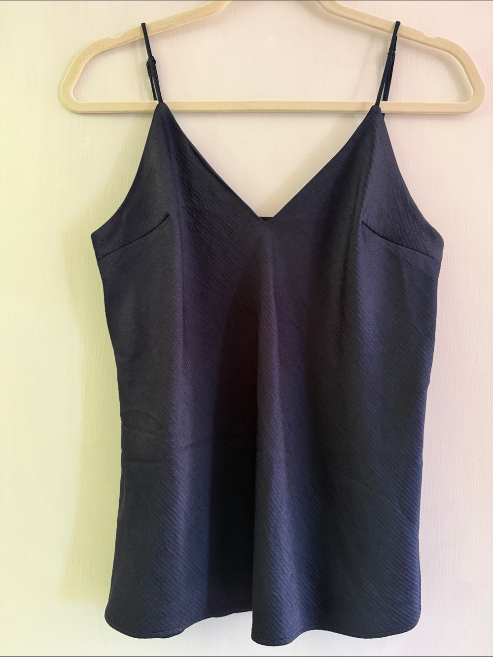 Express Navy Satin Cami Top- women’s size S